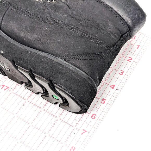 Timberland Women Sensorflex Black Nubuck Lace-up Combat Boots sz 7.5 - Picture 5 of 7